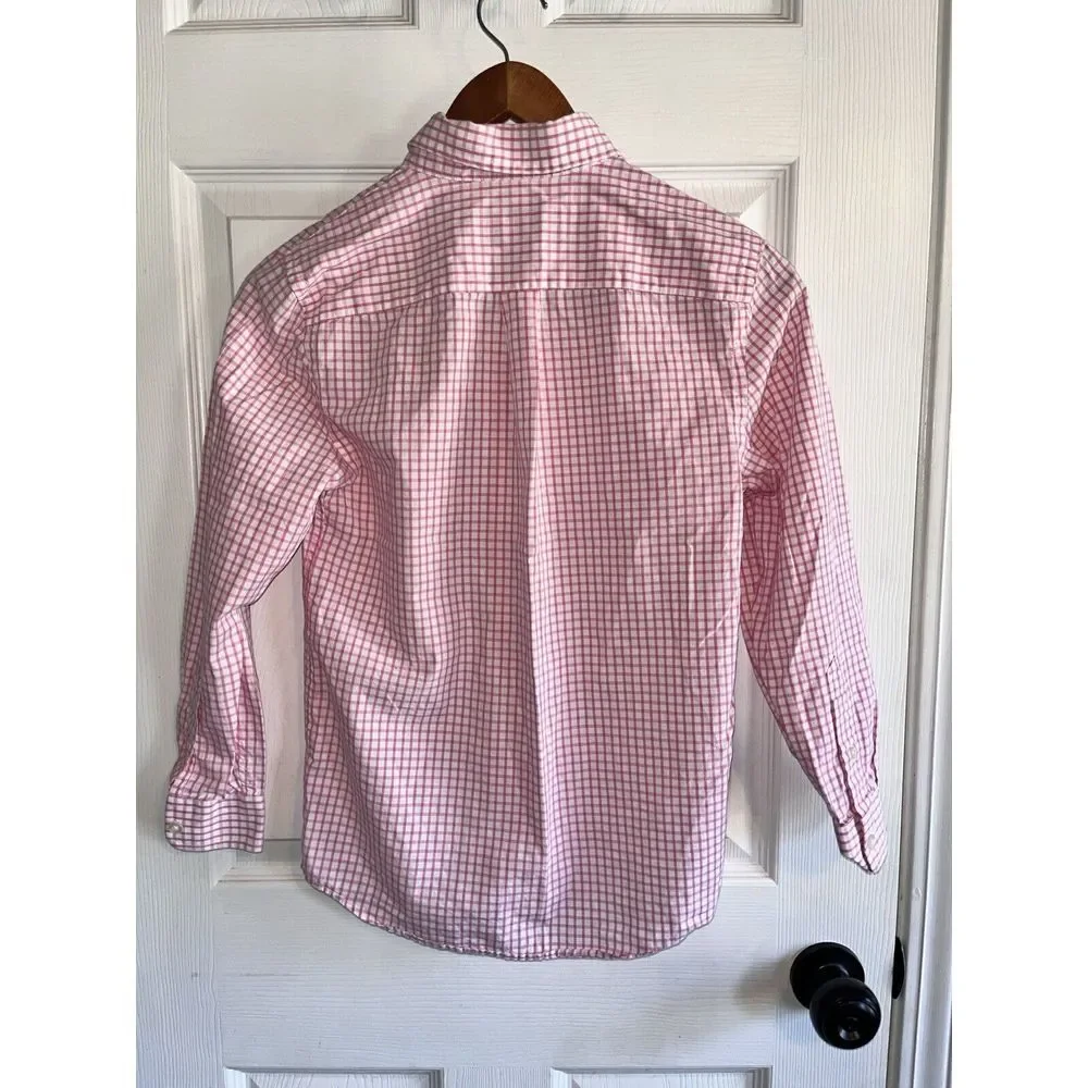 Set of 2 Youth Gingham Check Long Sleeve Vineyard Vines Ralph Lauren Boys‎ S